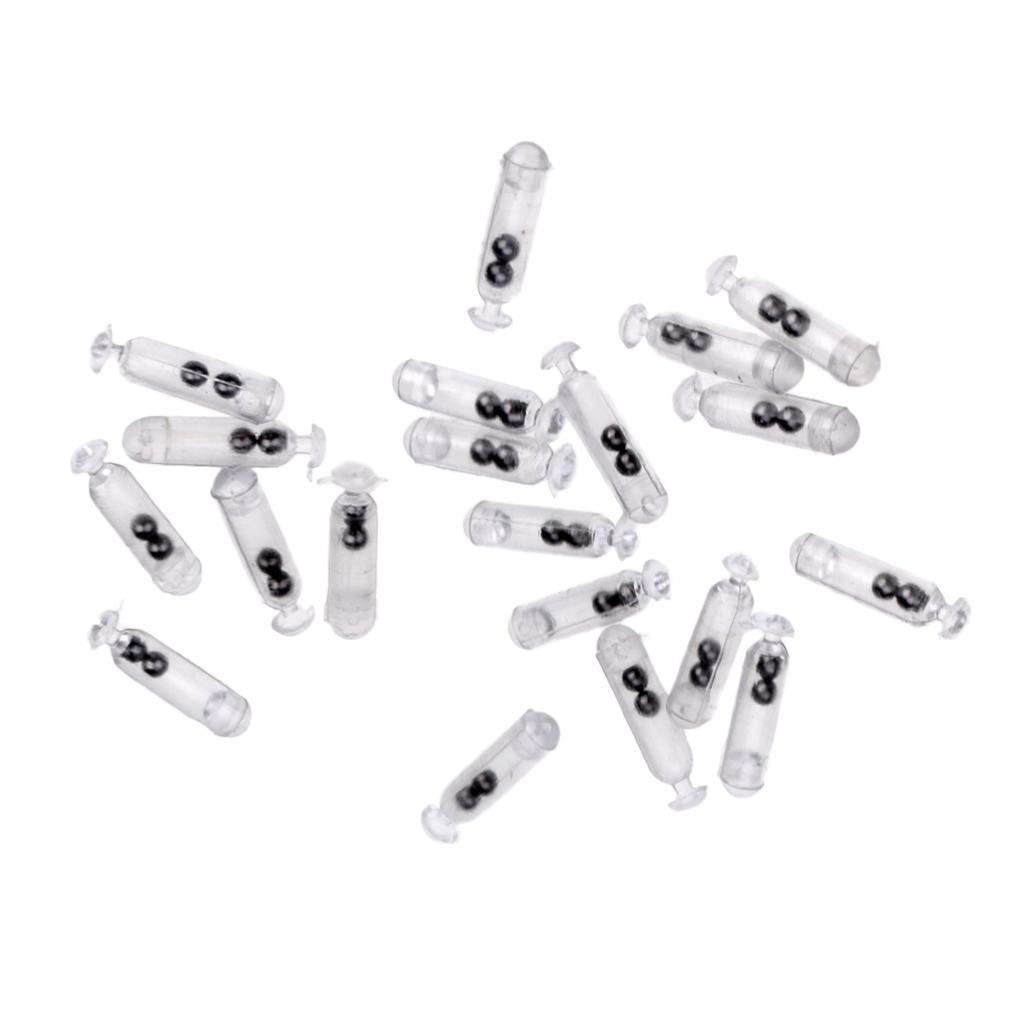 20pcs Fishing Lure Rattles Insert Tube Rattle Shake Attract Sound Bar 3#