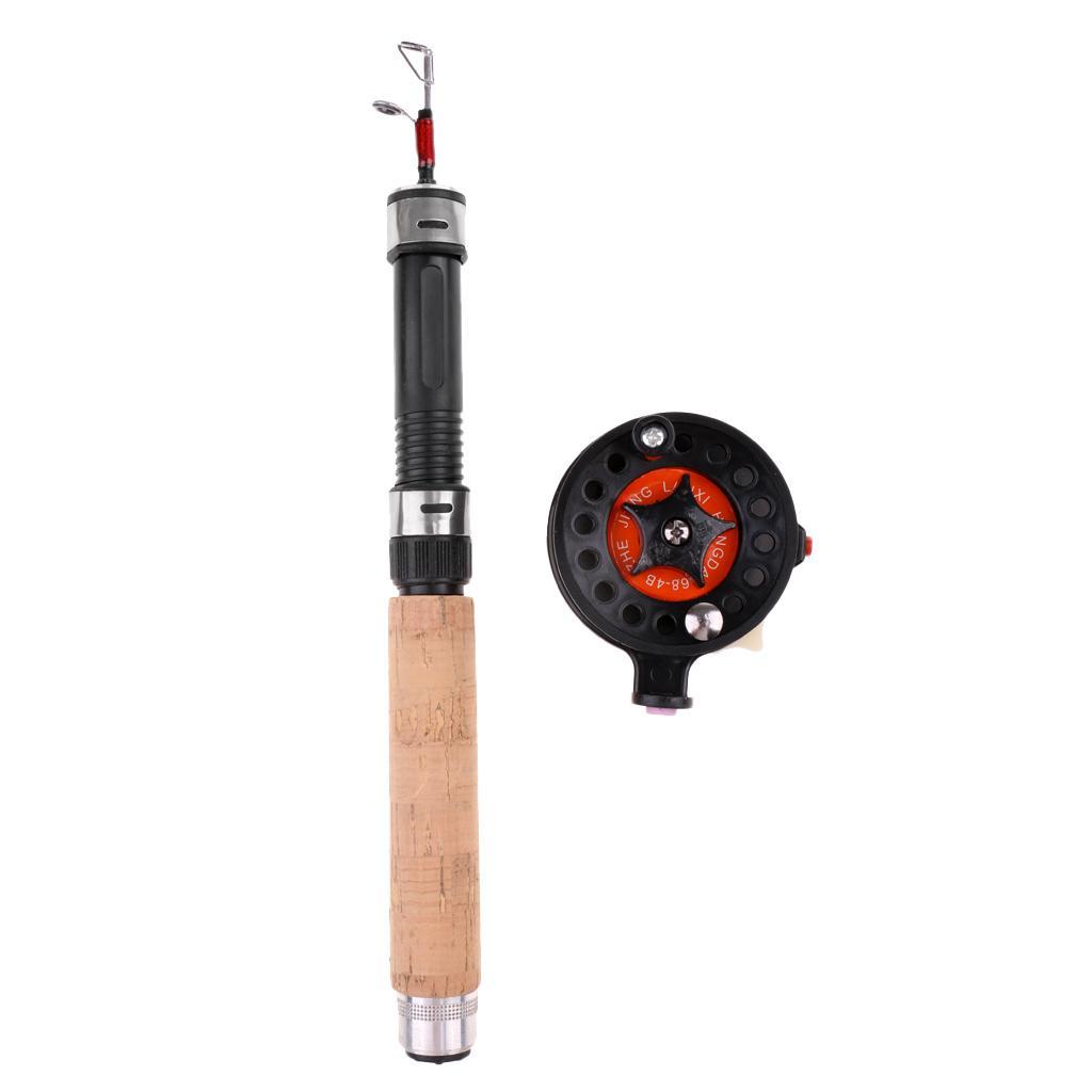 Ice fishing Rod/Reel Combos Kit Pocket Telescopic