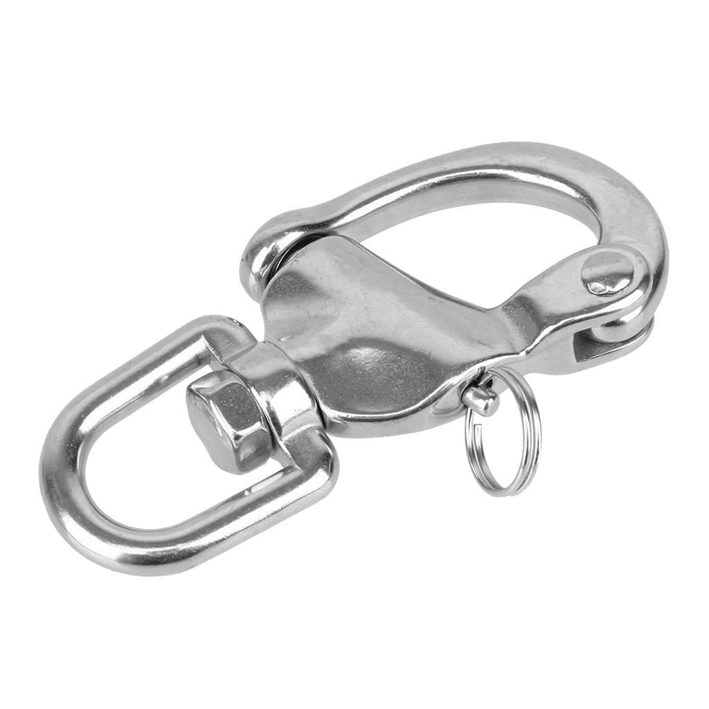 Swivel Eye Snap Shackle 316 Stainless Steel Marine Boat Yacht Hardware 128mm