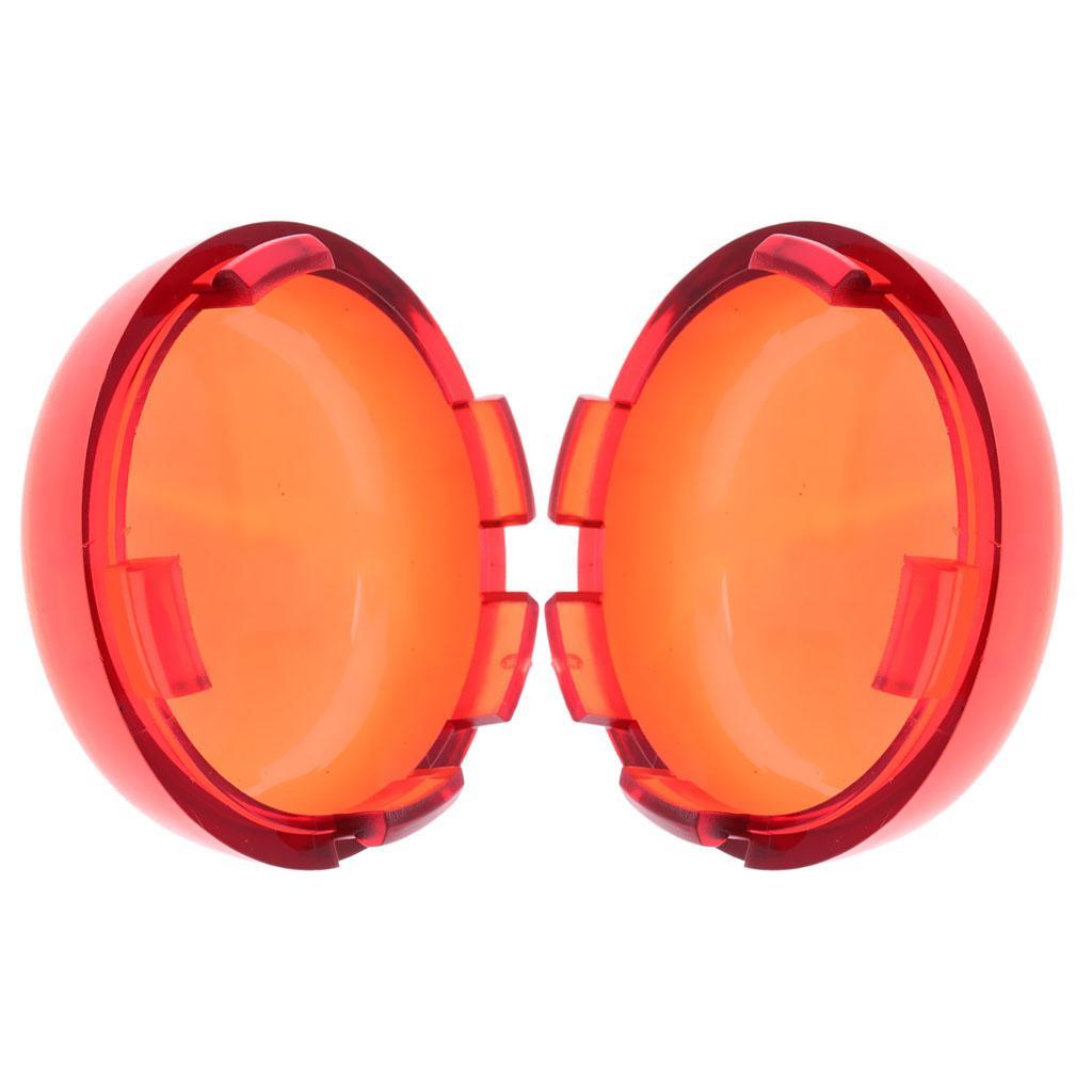 Motorcycle Turn Signal Light Smoke Lens For Harley Softail