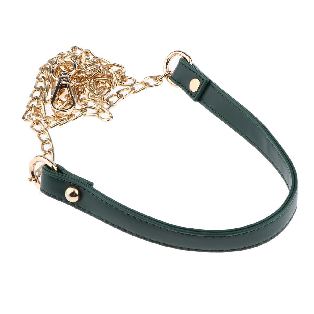 Leather Bag Chain PU Leather Strap Replacement for Purse Handbag Crossbody