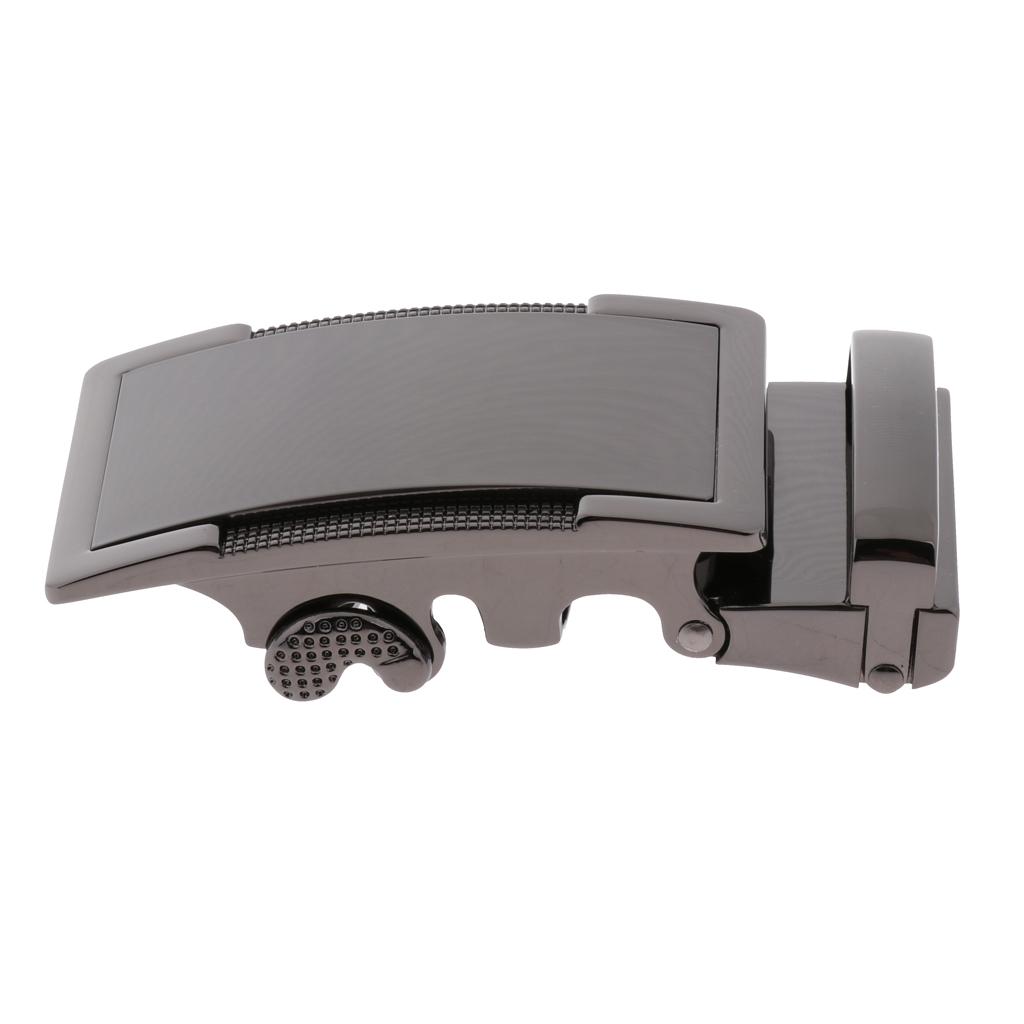 Mens Solid Alloy Buckle Automatic Ratchet Belt Buckle 3.5cm/1.4inch