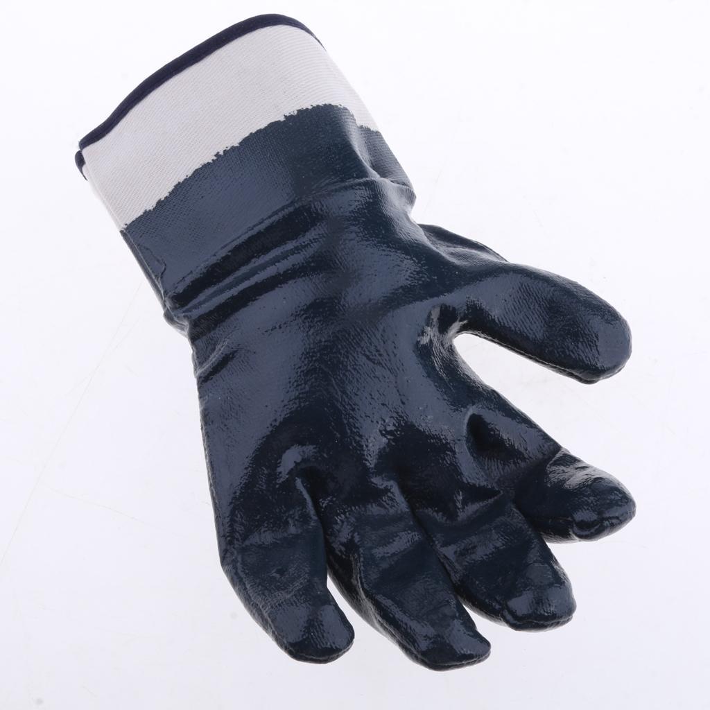 Non-Slip Nitrile Coating Waterproof Wearproof Oil Proof Work Gloves