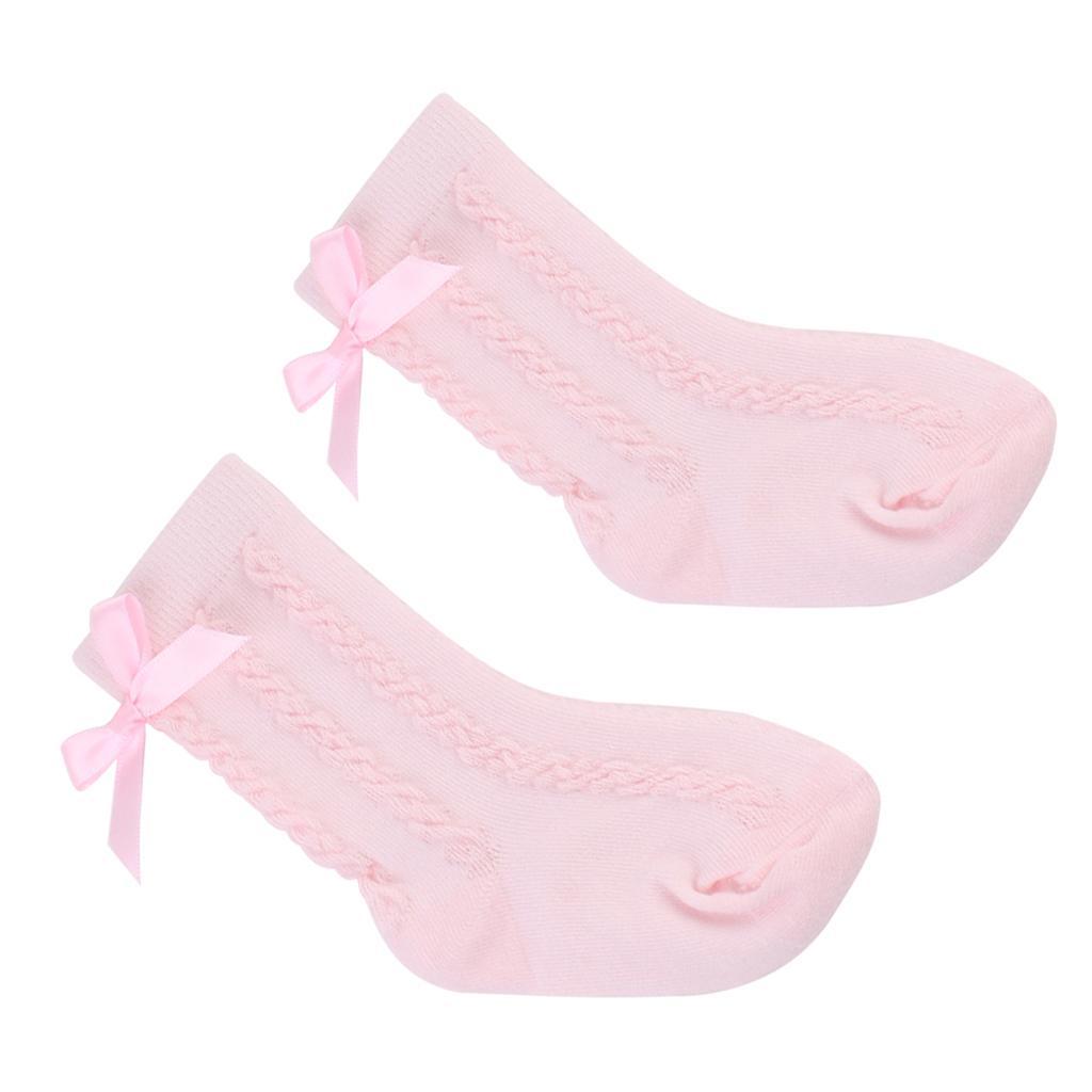 Toddler Baby Girls Knee High Length Cotton Socks Summer Princess Stockings