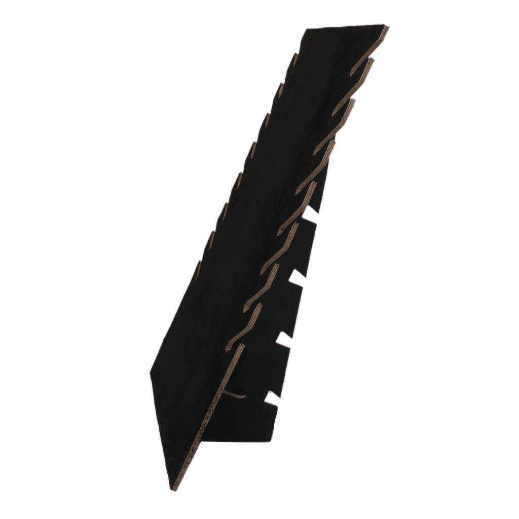 6 Pieces Black Velvet Cardboard Bracelet Watch Necklace Jewelry Display