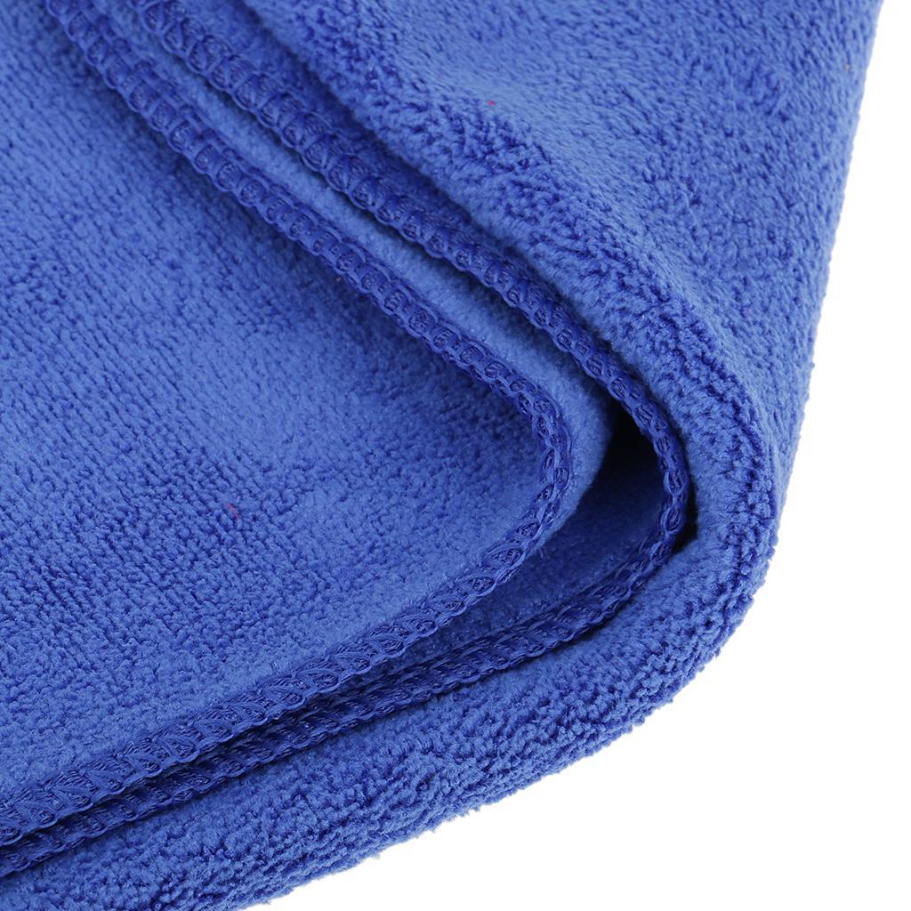 700mm*300mm Soft Microfibre Super Absorbent Water Cleaning Wash Towel - Blue