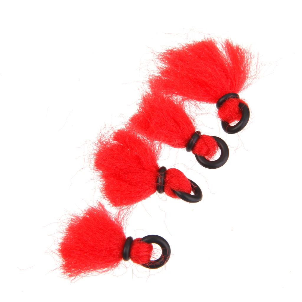 4pcs Float Nylon Strike Indicator Fly Fishing Accessories - Red