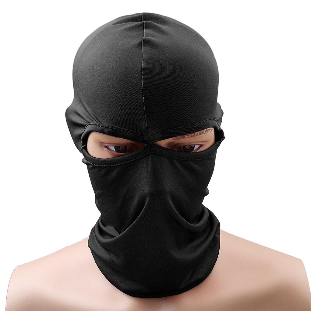 Outdoor Cycling Full Face Mask Motorcycle Bicycle Scarf Hood Black
