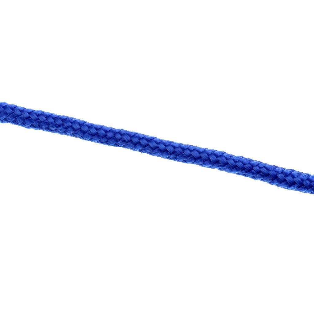 4.5m 5mm Utility Outdoor Braided Multi Purpose Nylon Rope Climbing blue