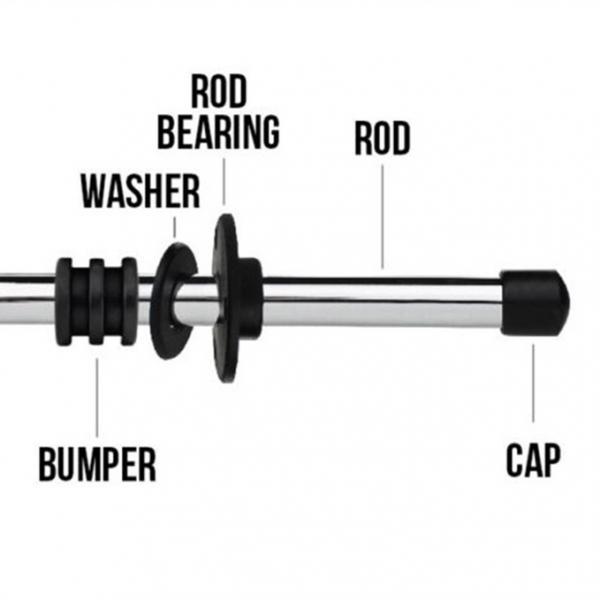 16 Pieces Foosball Machine Rod End Caps, Standard TABLE SOCCER Rubber Caps