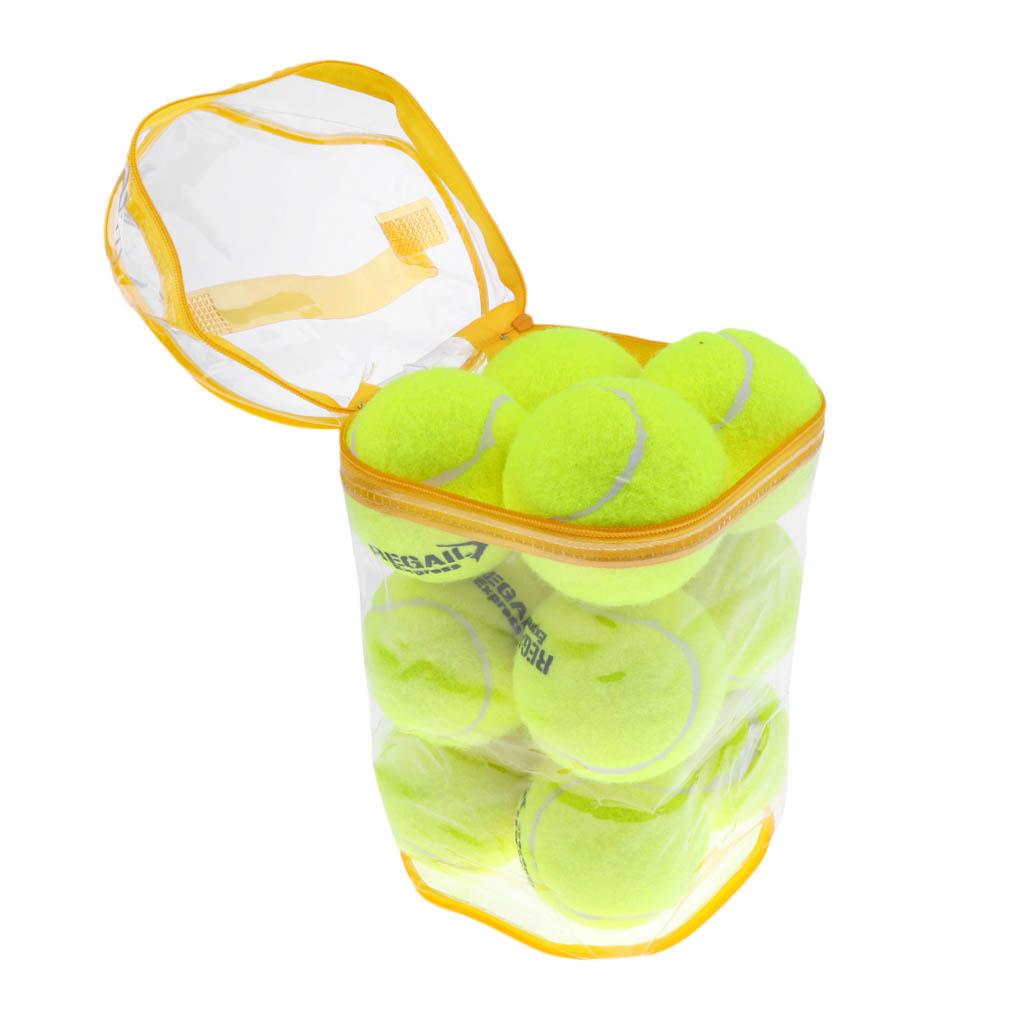 12 Pieces High Elasticity Advanced Training Tennis Balls Dog Toy Game Balls