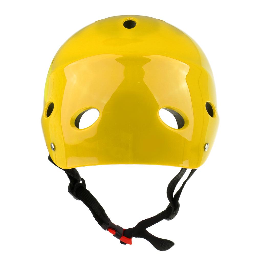 Water Sports Safety Helmet for Wakeboard Kayak Canoe Boat Surfing M Yellow