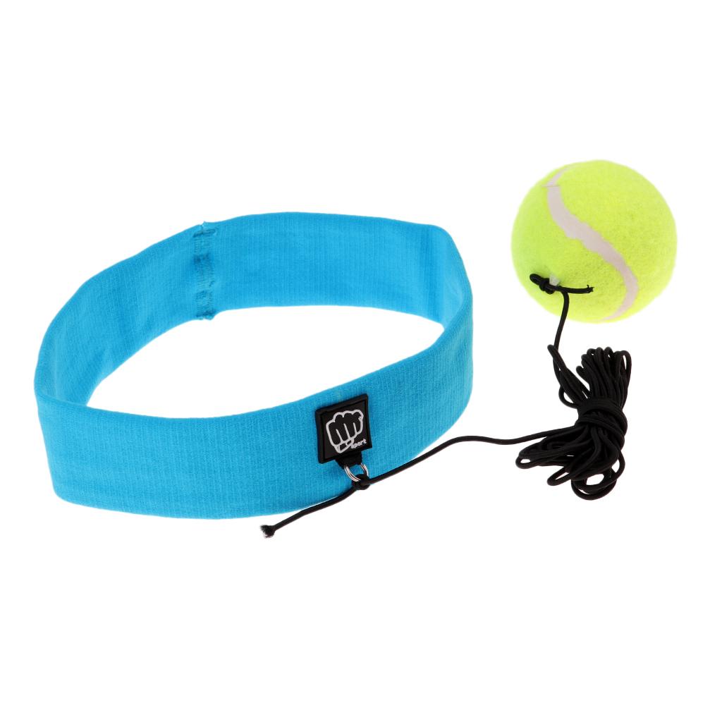 Gym Sport Boxing Fight Ball With Head Band Speed Boxer Training Boxing Blue