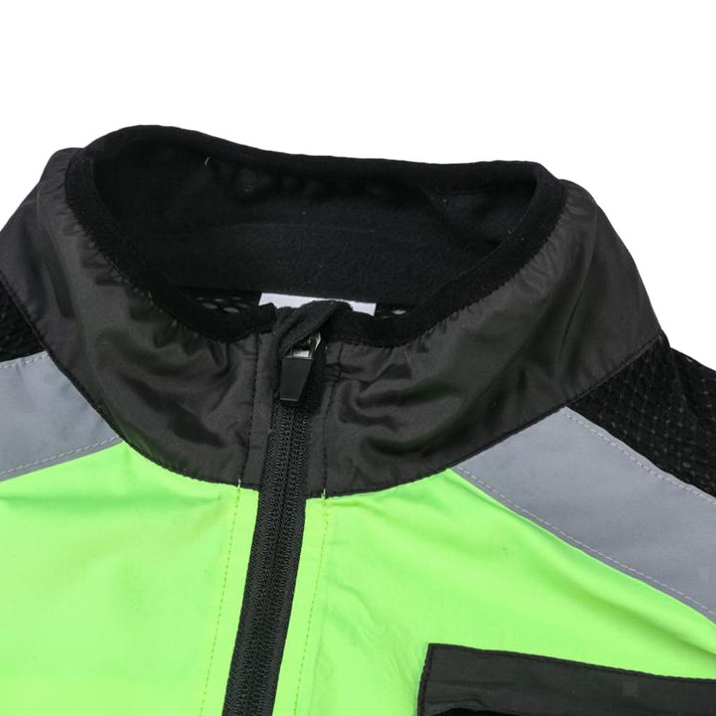 Vélo Gilet réfléchissant Radweste Réflecteur Gilet Vent Gilet Pour Femmes Hommes