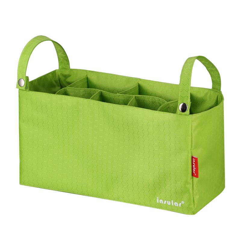 Nappy Diaper Bag Mummy Baby Bag Organizer Container Light Pouch Green