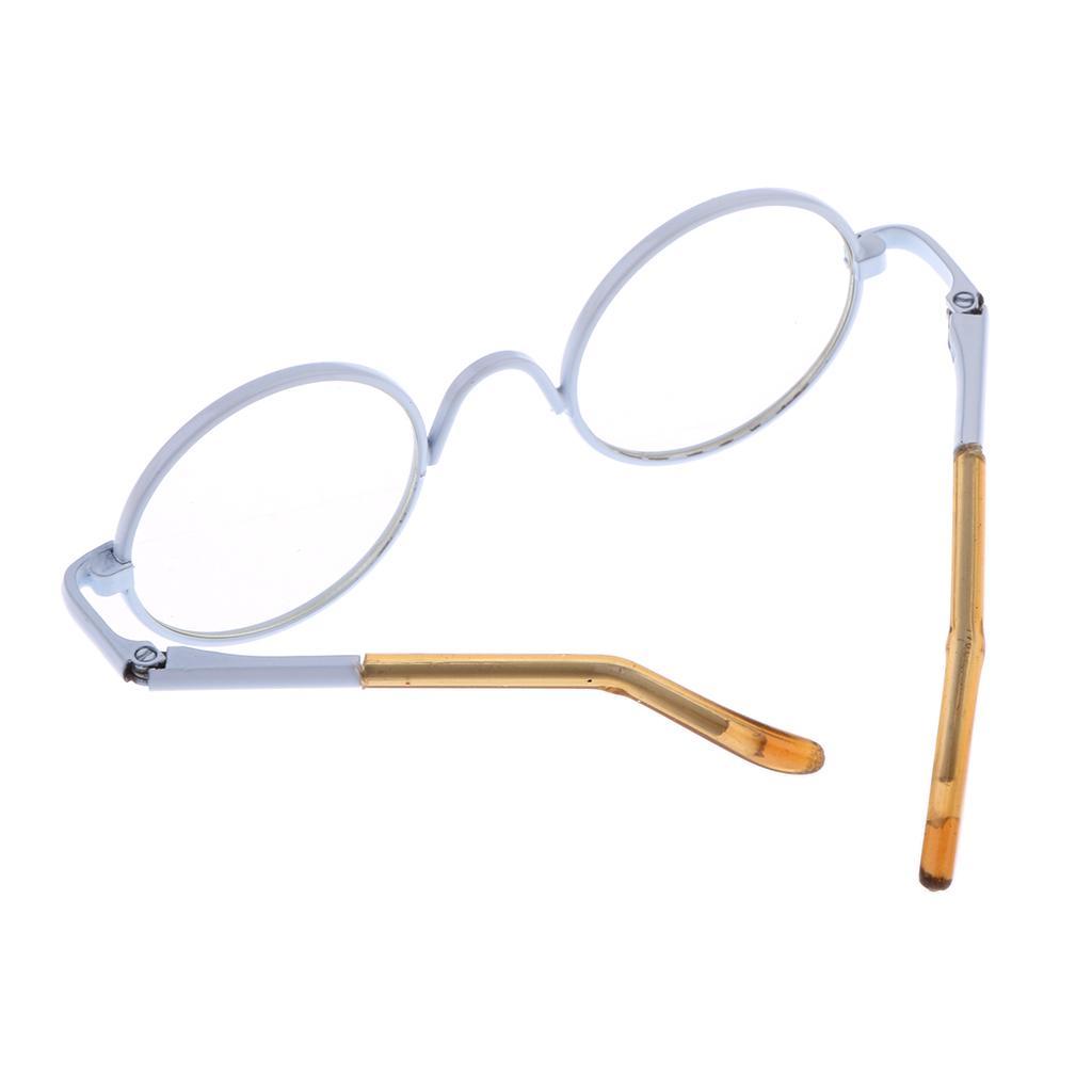 For 12/'/' Takara Blythe Dolls Hippy Clear Lens Round Frame Eyewear Eye Glasses