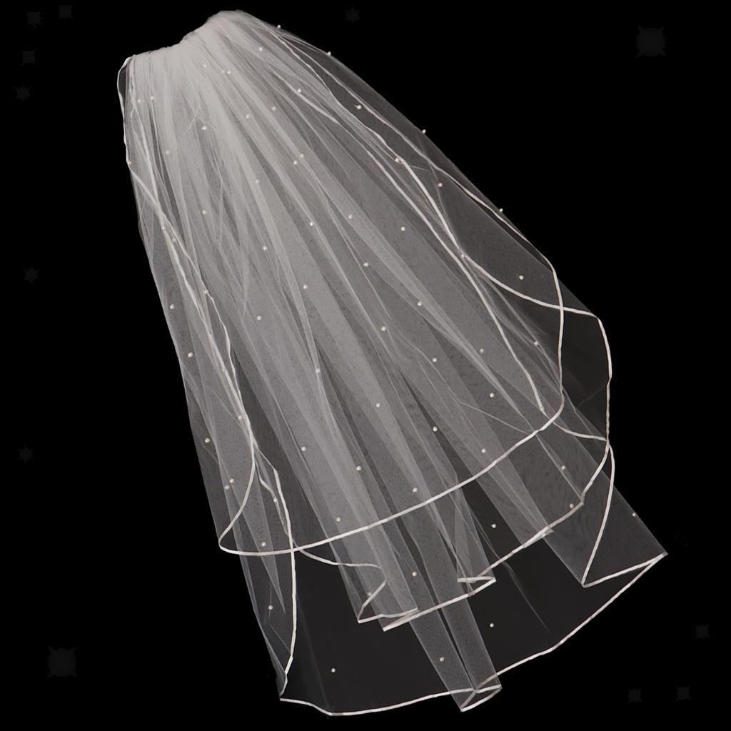 Details about   1,5 metri Tulle Veil Accessori per capelli Velo da sposa nuziale con pettine 