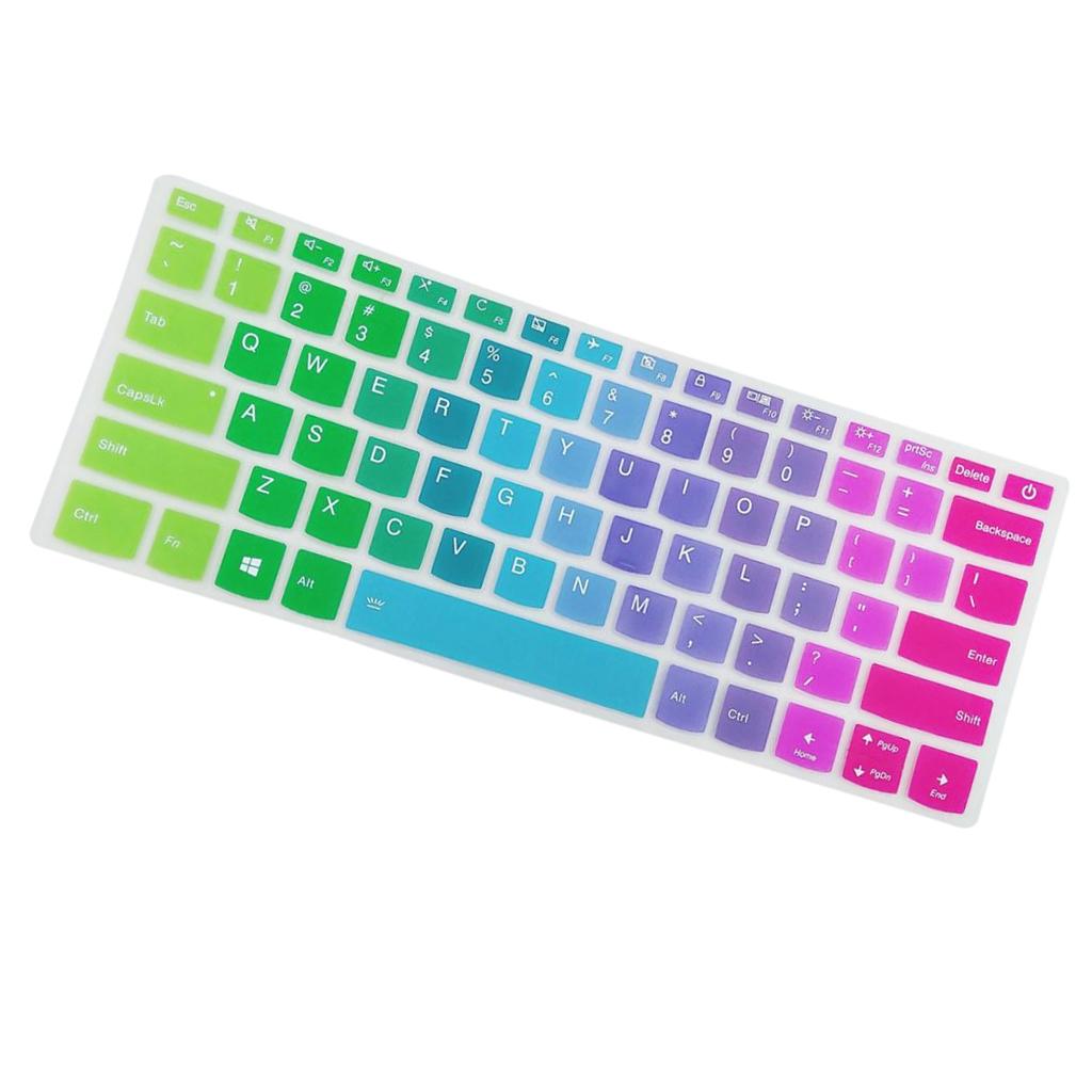 14.6'' Waterproof Keyboard Skin Film Protective Cover for Lenovo 7000-Rainbow