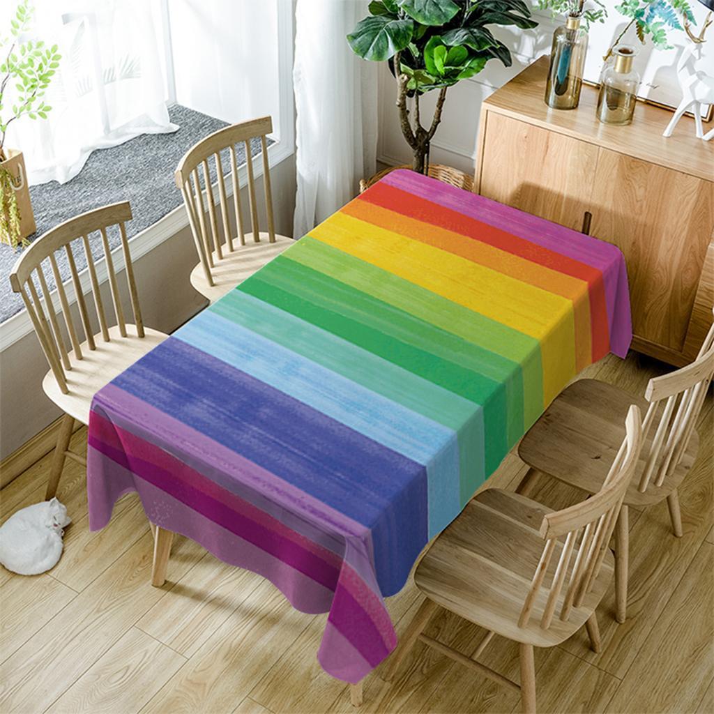 Decorative Polyester Tablecloth for Outdoor Camping,Rectangular,60-120inch
