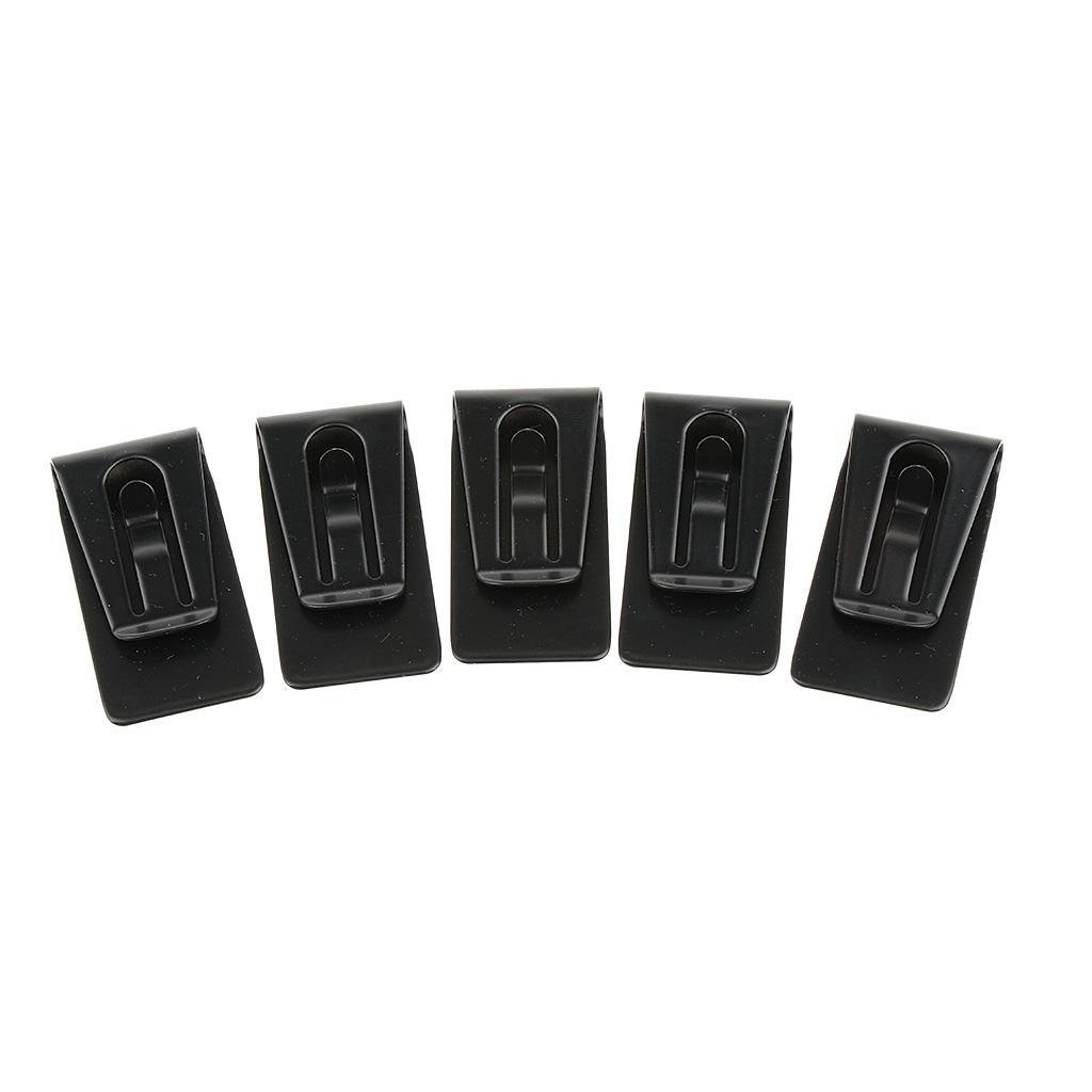 5x mans Edelstahl Geldscheinklammer Brieftasche Karte Geldhalter Clip