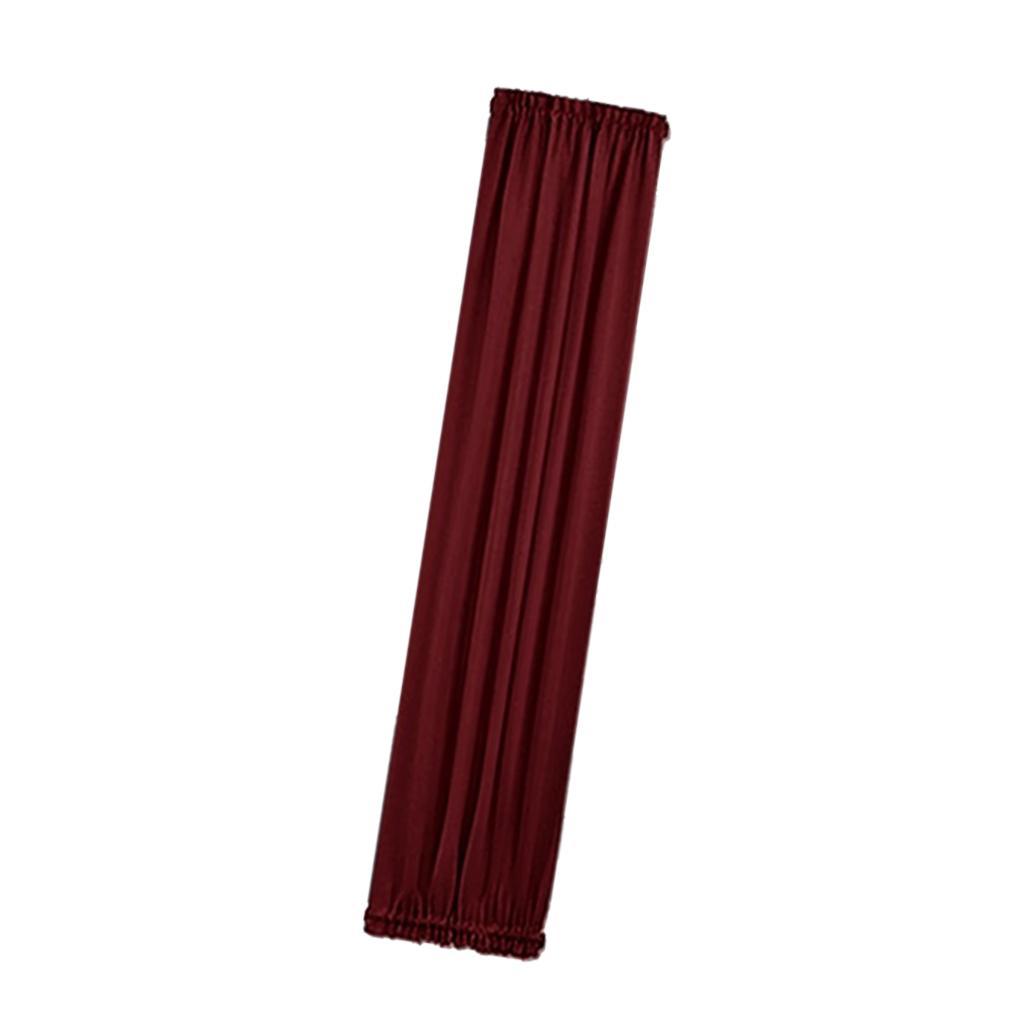 Modern Solid Blackout Curtains for Window Treatment Blinds Finished Drapes