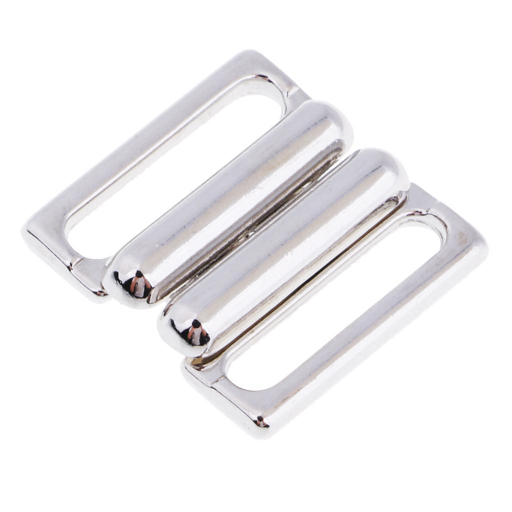 10 Paar Metall BH Clip Bademode Klicker Bikini Vorne Verschluss Schnalle