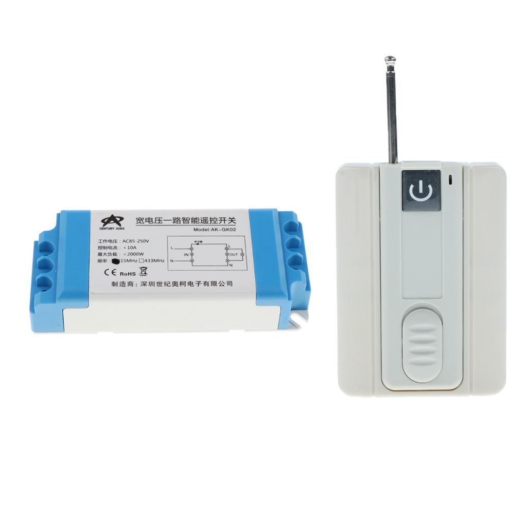 315mhz Self- locking and Interlocked RF Remote Controller Delay Switch