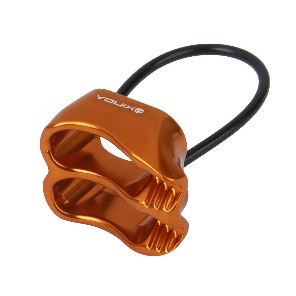 Aluminum Alloy ATC Belay Rappel Device 25KN for Mountaineering Rock Climbing