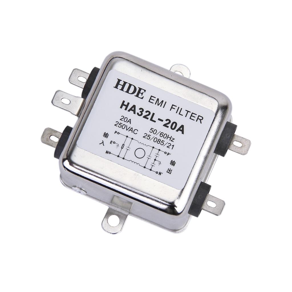 Power EMI Filter HA32L-20A 50/60Hz 250V AC