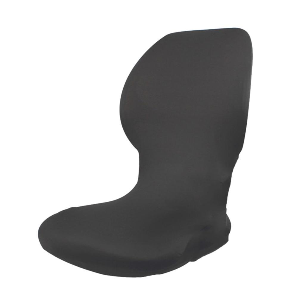 Elastic Swivel Computer Chair Cover Office Seat Slipcover Protector DarkGrey