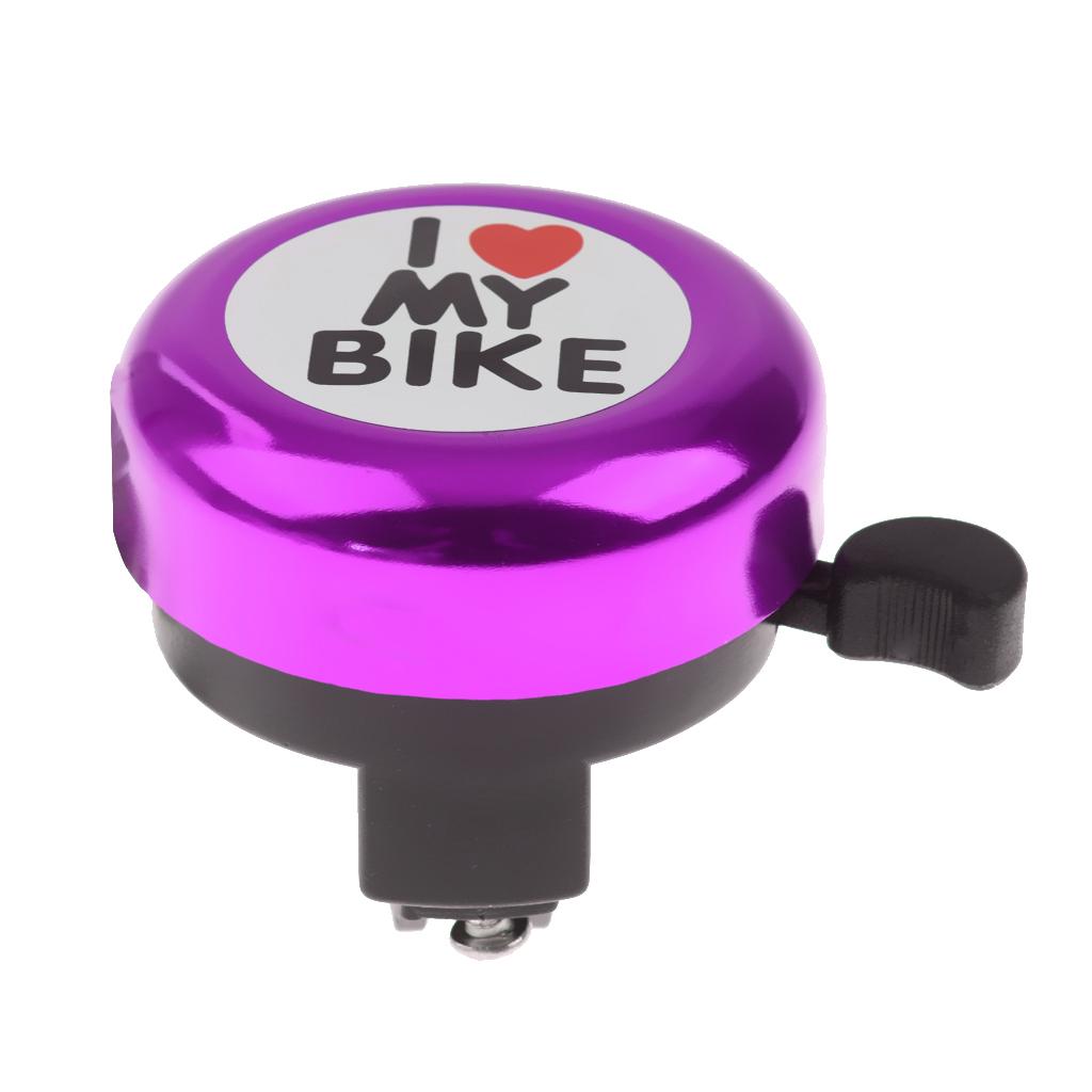 Kids Adult Bike Bicycle Women Boys Girls Cycling Bell Ring Sound Horn Purple