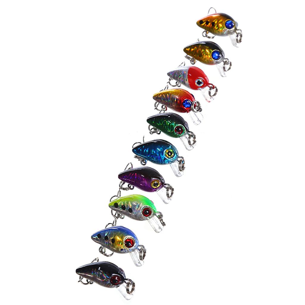 Fishing Lures Crankbaits Hooks Minnow Baits Tackle Length 1.0 Inch