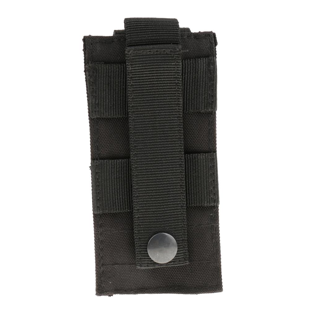 Waterproof Tactical Military MOLLE Vest Belt Pouch Pendant Bag Black