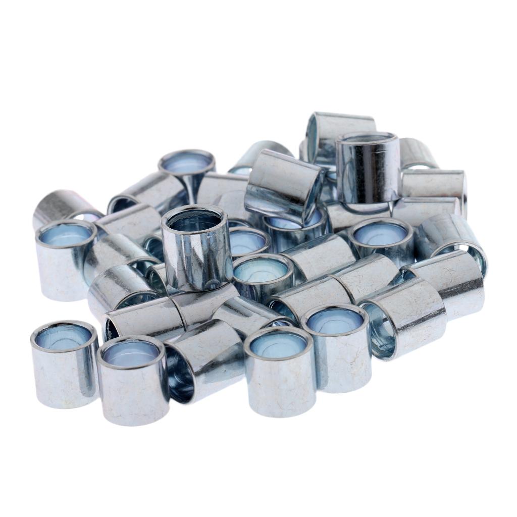 40 Pcs Skateboard Longboard Truck Wheels Axle Nuts Bearings Spacers Hardware