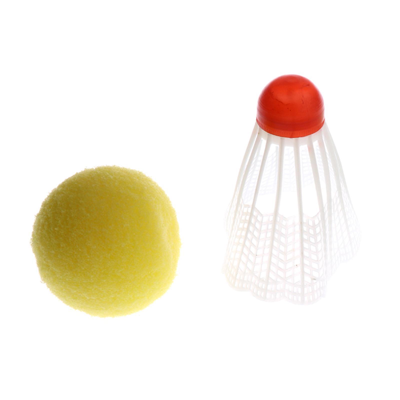 Kids Mini Badminton Rackets Balls Set Outdoor Indoor Sport Game Toys Blue