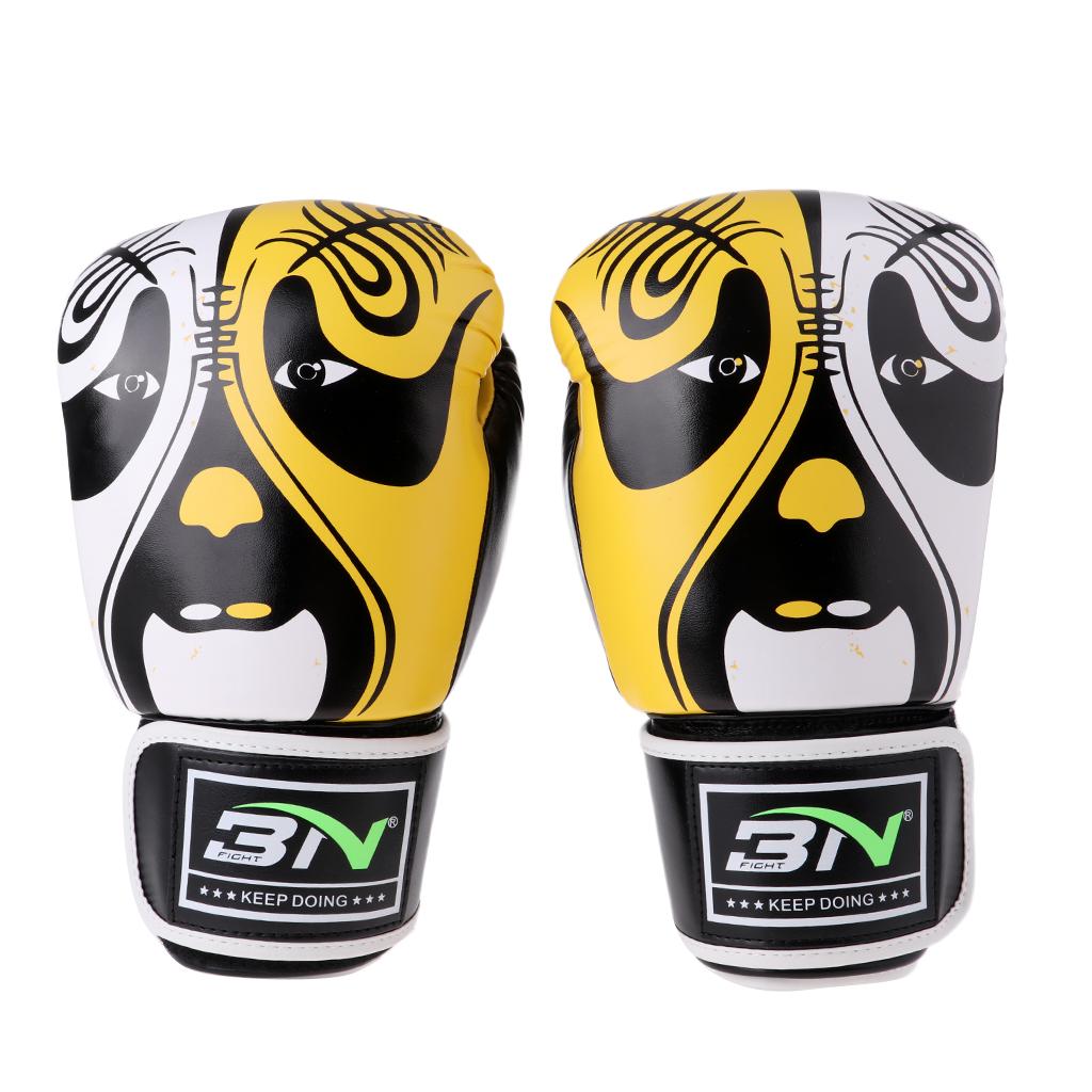 Boxing Training Gloves Taekwondo MMA Punching Mittens Facebook Yellow