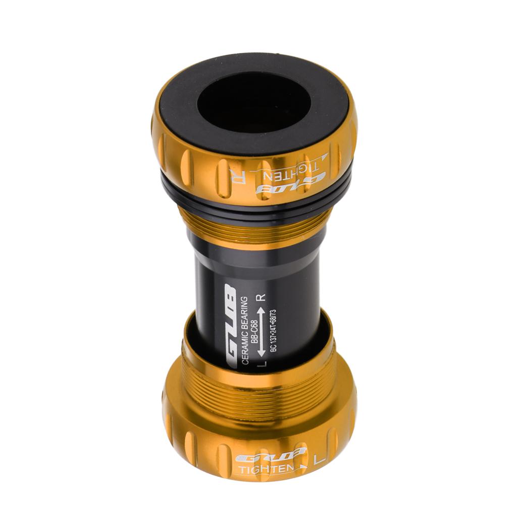 Bottom Bracket Bike Bicycle Axis Ceramics Bearings MTB Road Cycling  Golden