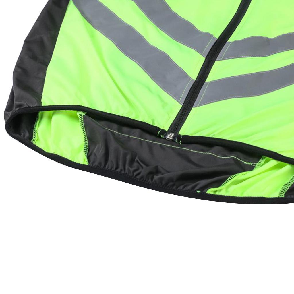 Vélo Gilet réfléchissant Radweste Réflecteur Gilet Vent Gilet Pour Femmes Hommes