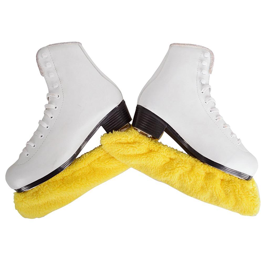 1 Pair Stretch Ice Hockey Figure Skating Skate Blade Covers Soakers Guards Sack