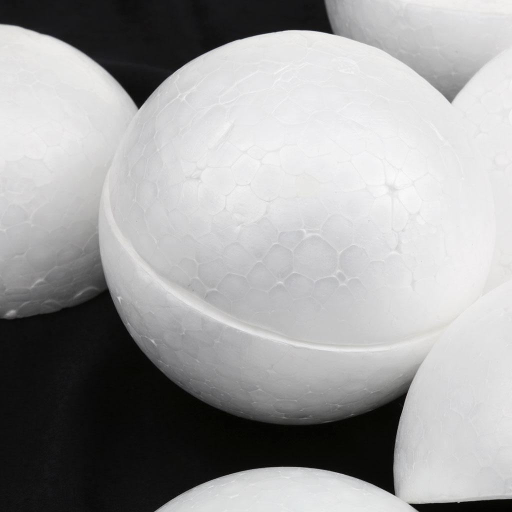 10Pcs White Modelling Craft Polystyrene Foam Balls Spheres 100mm