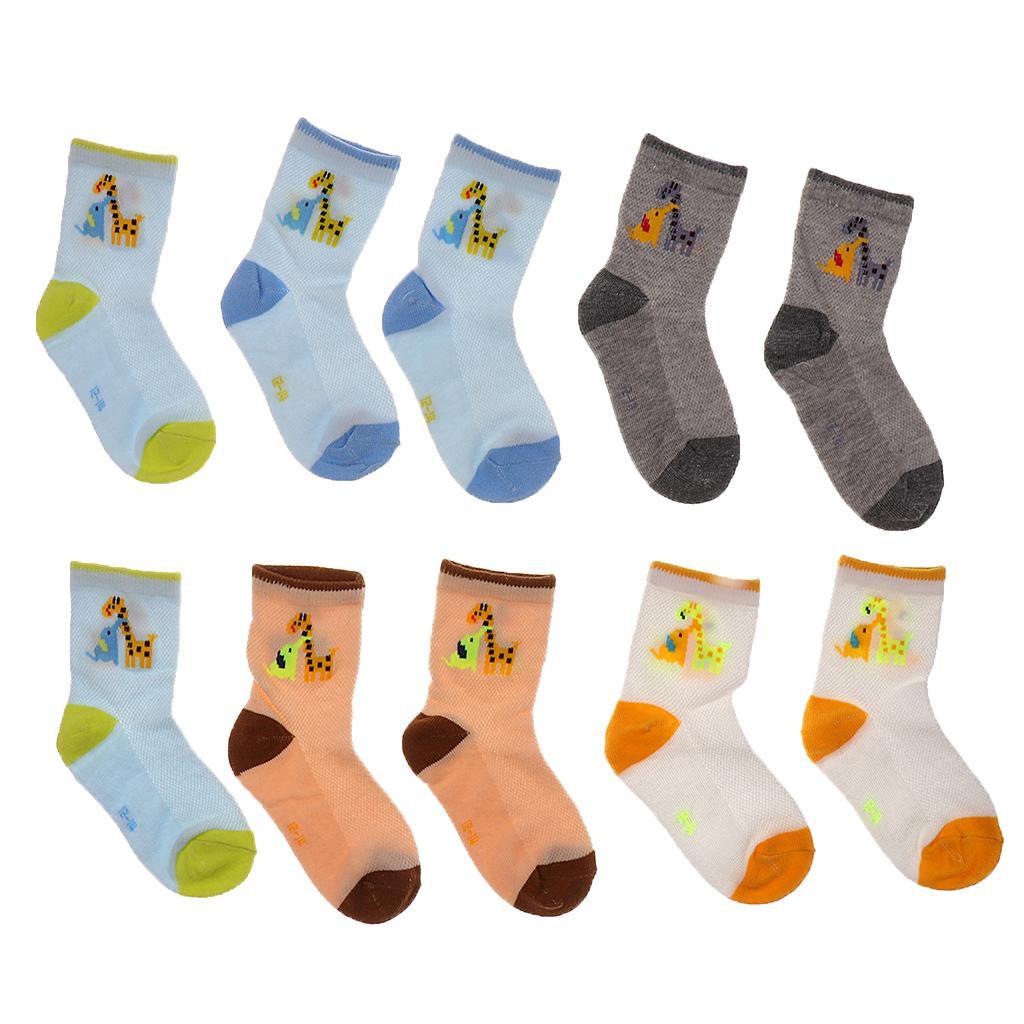 5 Pairs Autumn Kids Socks Cotton Children Boys Girls Socks For 1-10 Years
