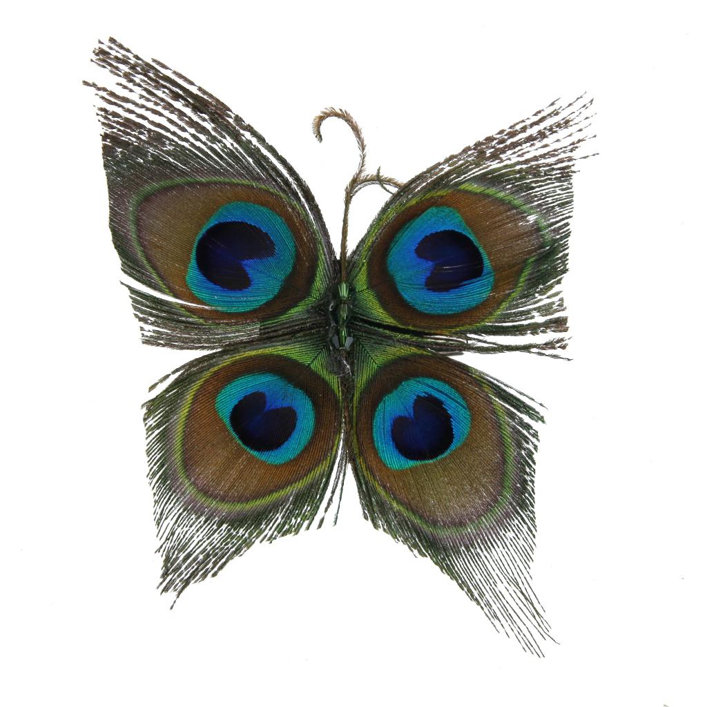 Peacock Feather Fascinator Hair Clip Wedding Bridal Festival Party 1920s 