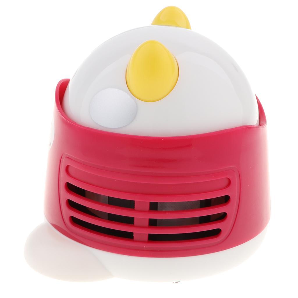 Cute Cartoon Cow Mini Corner Desk Table Dust Vacuum Cleaner Sweeper