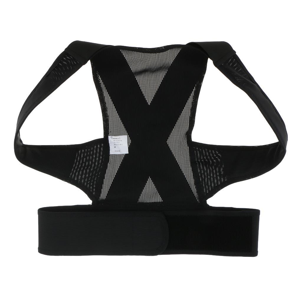 Posture Correcteur d/'Épaules Ceinture Posturale Corrective Soutien Dos Lombaire