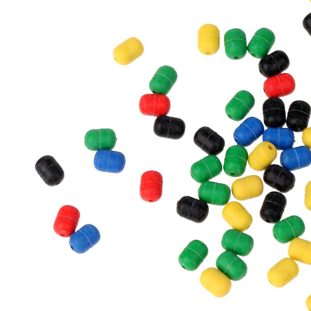 100Pcs Carp Bait Soft Beads Sea Fishing Lure Floating Float Tackles Cylinder