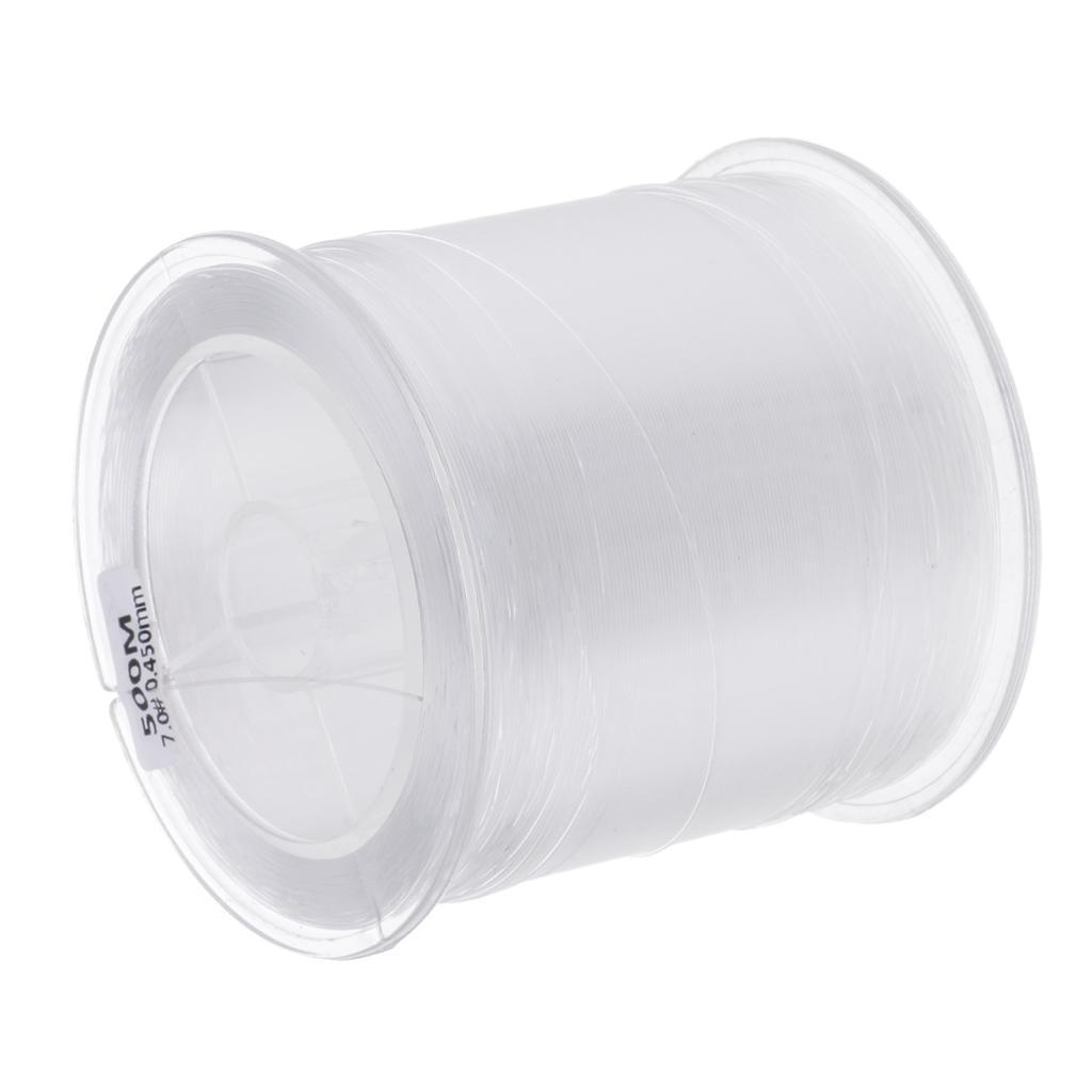 500m Monofile Angelschnur Transparent Nylon Tranparente Monofile Angelschnur