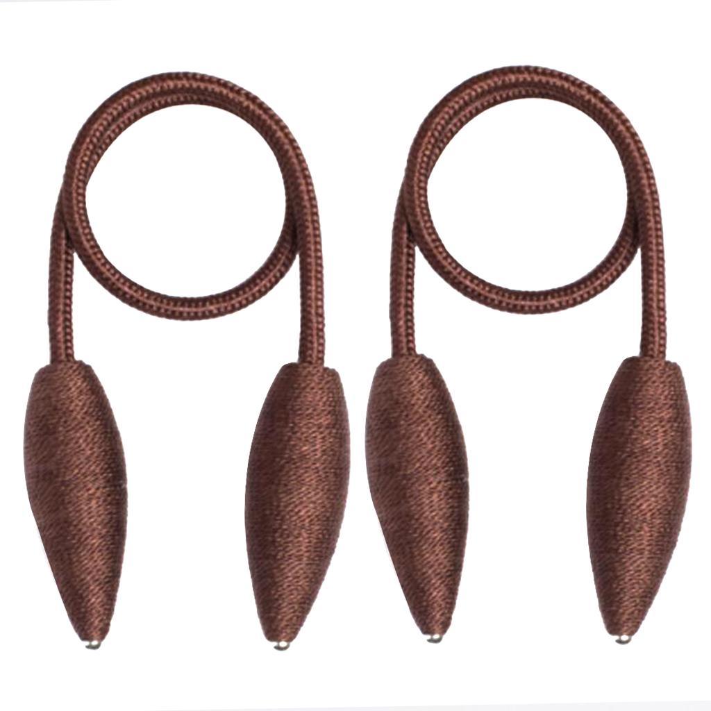 Nets,Voiles Twisted Buckle Clips Pair of 55cm Tie-backs Buckle for Curtains