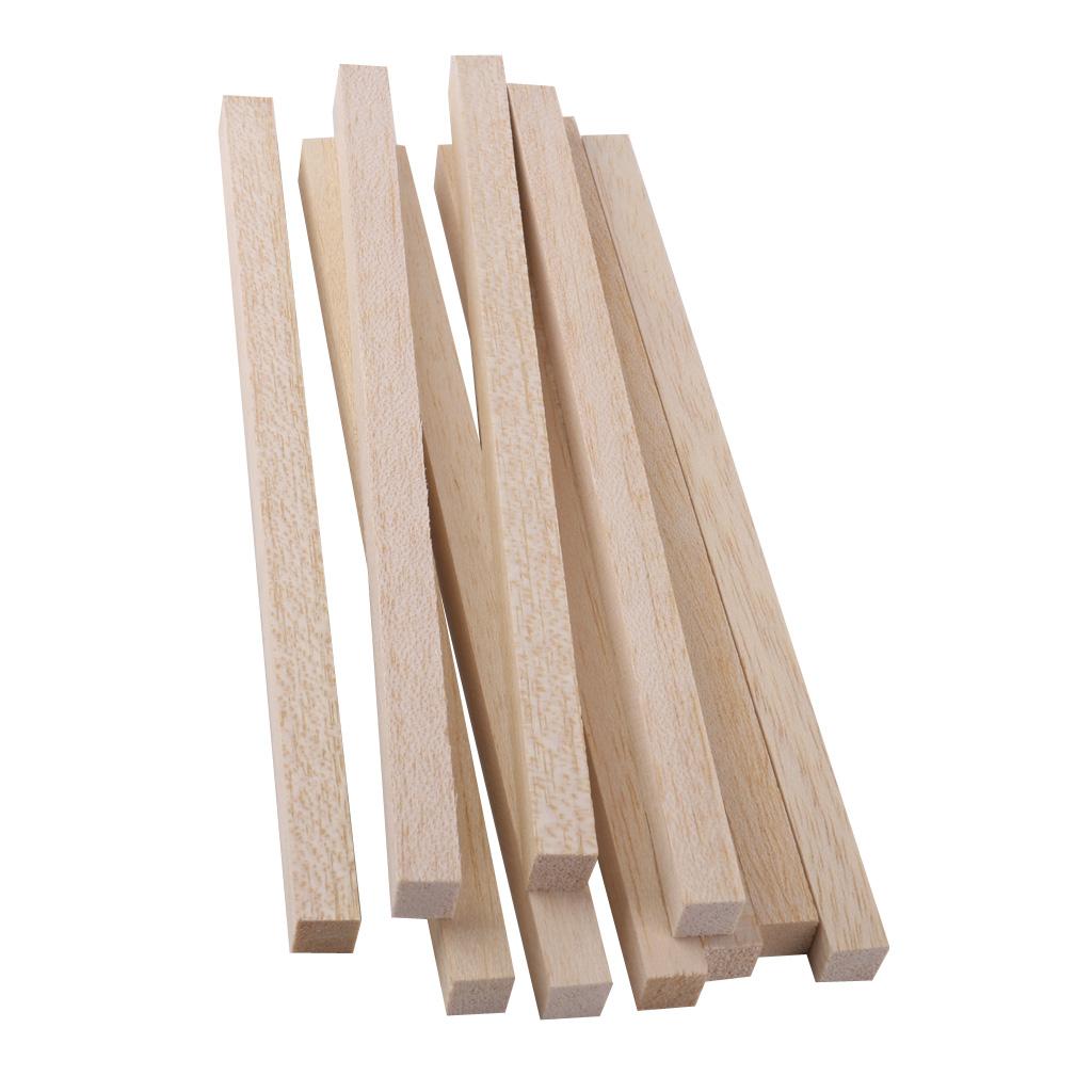 10pcs Natural Wood Sticks DIY Hobby Craft