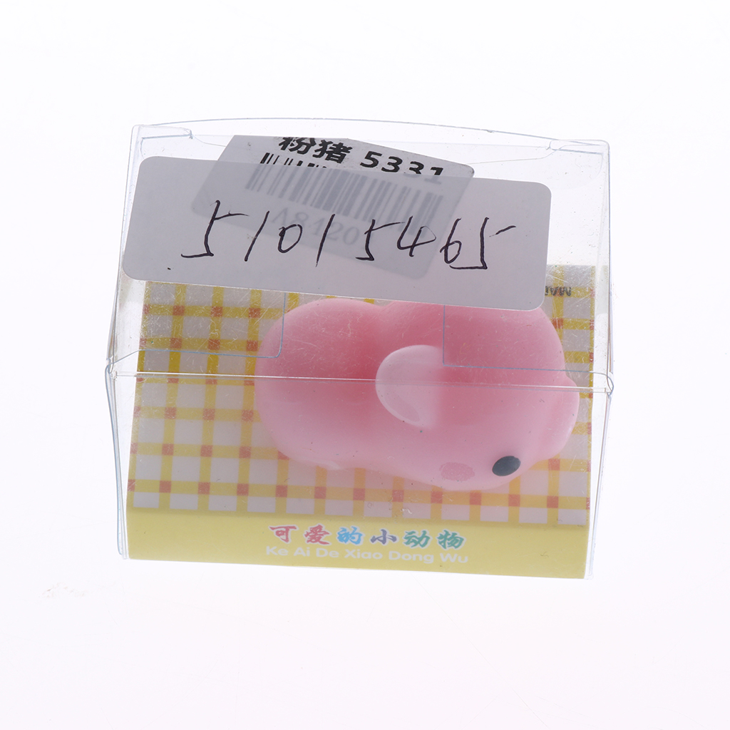 Cartoon Cute animal Slow Rising Pinching Toy 3D Soft Stretchy Pink Pig