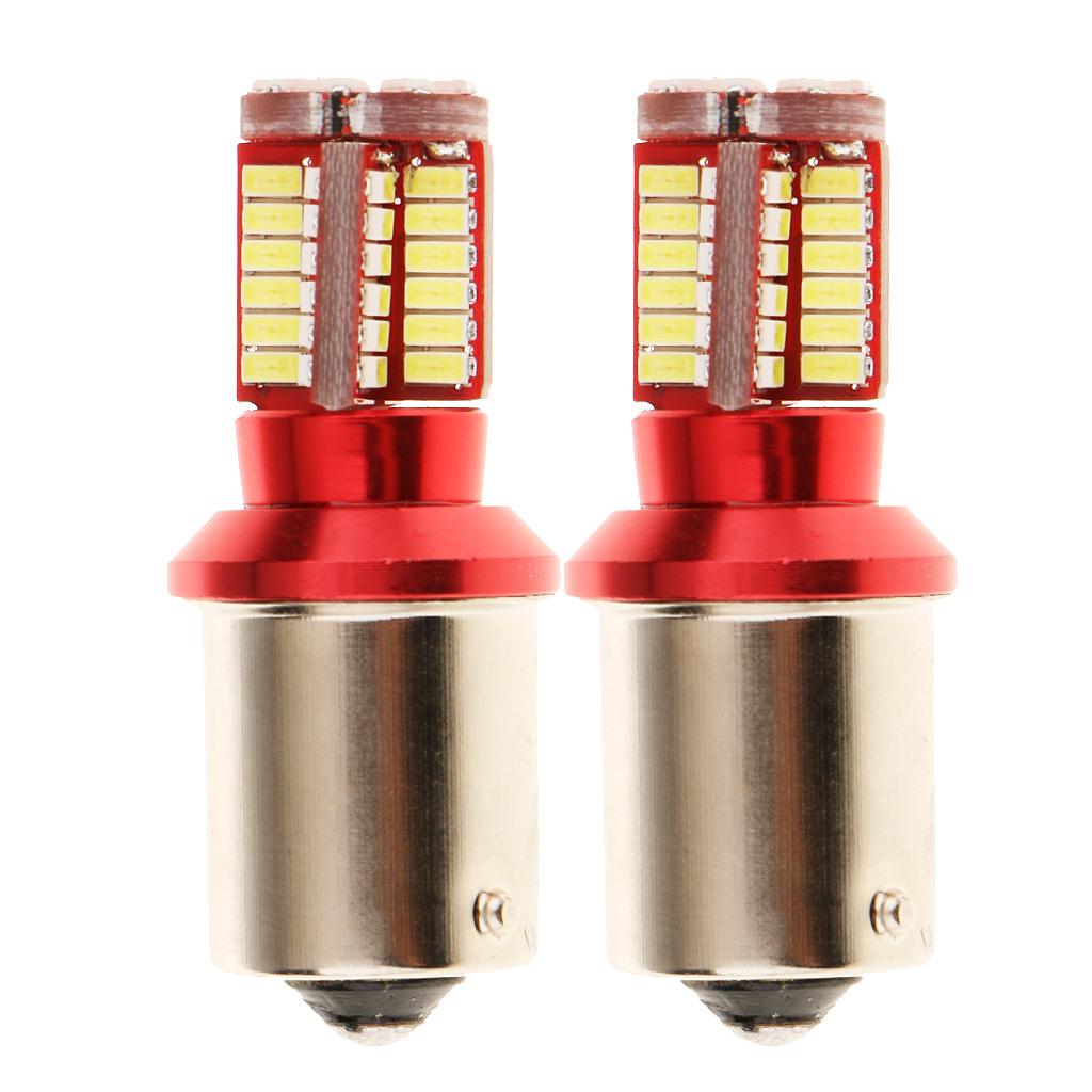 2 Pieces Auto Fog Signal Turn Brake Parking Light DRL Led 1156